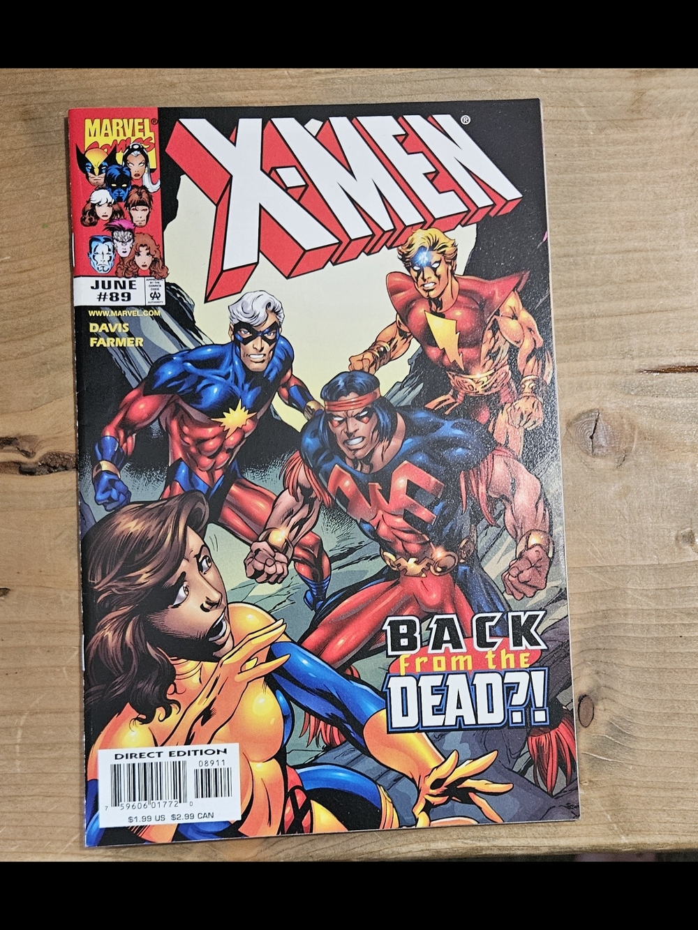 X-Men 89 Marvel Comics 1999  Raw 9.6-9.8